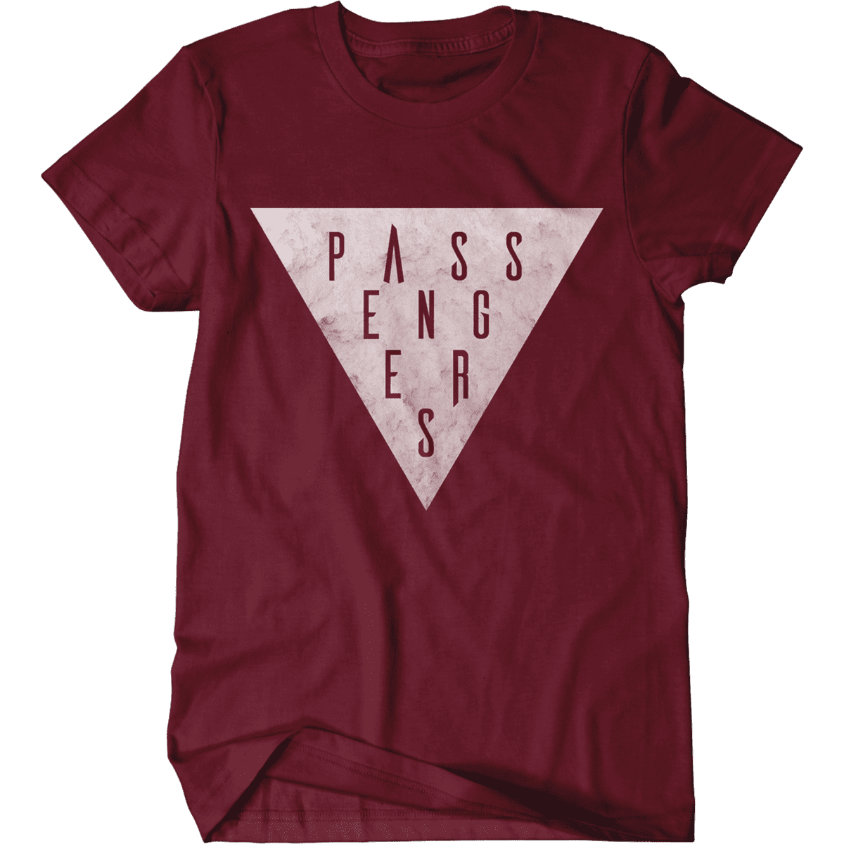 Tri Logo Tee - Burgundy